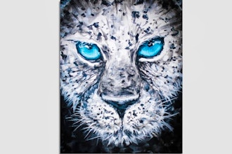 Paint Nite: White Leopard